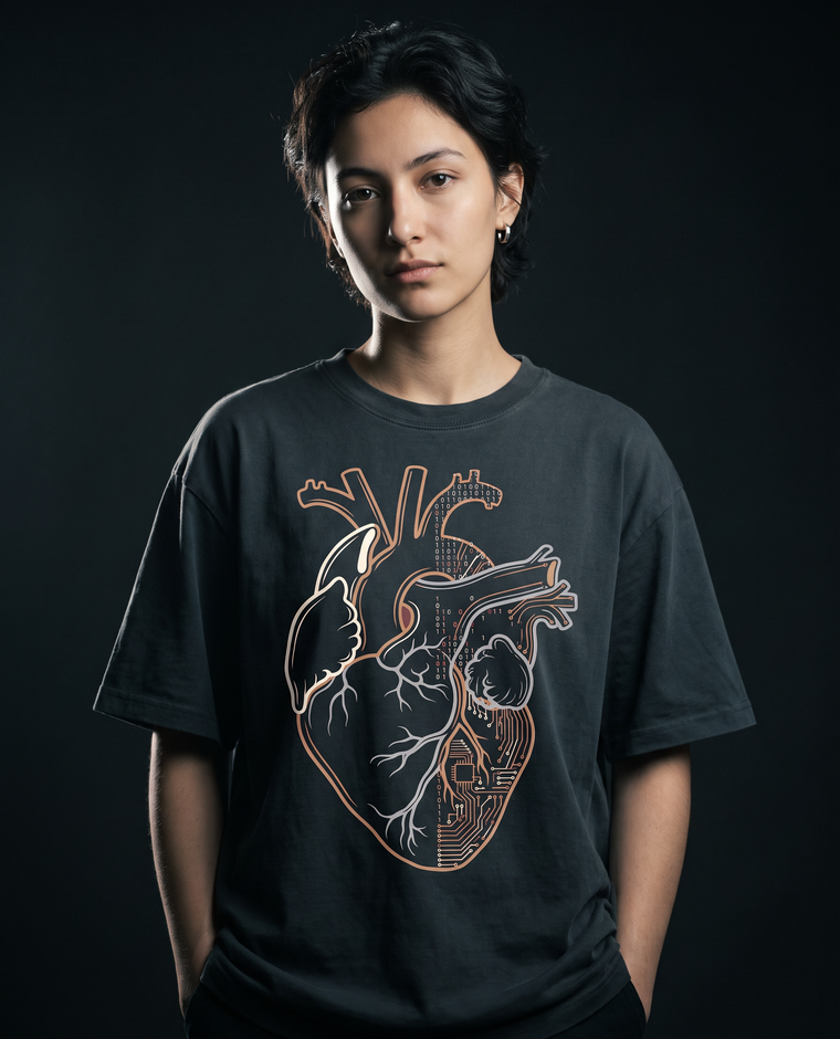 Binary Pulse - T-Shirt — T-Shirt product photo
