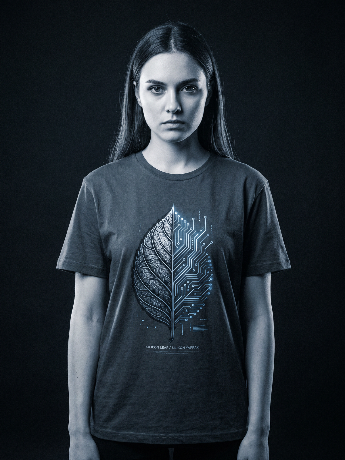 Silicon Leaf - T-Shirt — lifestyle