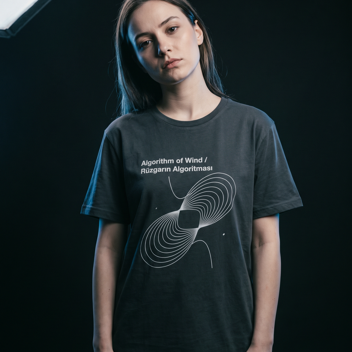 Algorithm of Wind - T-Shirt — Lifestyle Photo v3