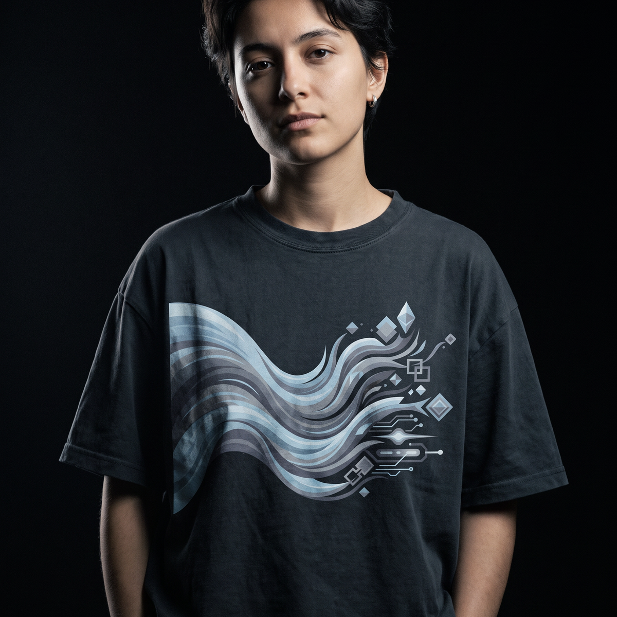 Algorithm of Wind - T-Shirt — T-Shirt product photo