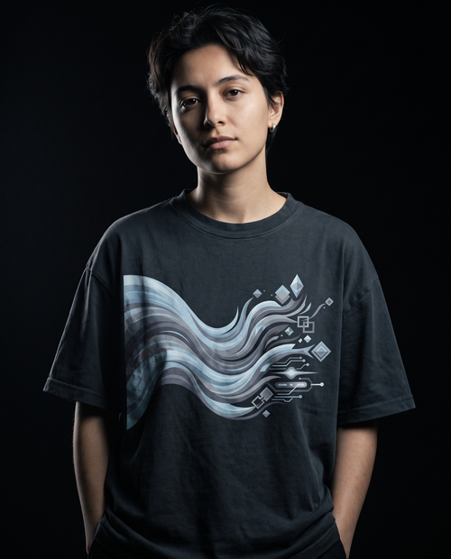 Algorithm of Wind - T-Shirt — T-Shirt product photo