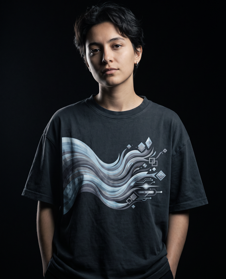 Algorithm of Wind - T-Shirt — T-Shirt product photo